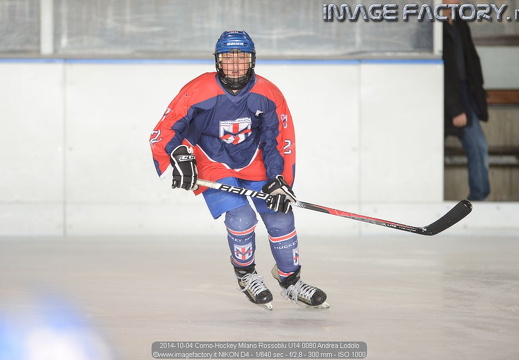 2014-10-04 Como-Hockey Milano Rossoblu U14 (7-3)      OKKKK BUONGIORNO